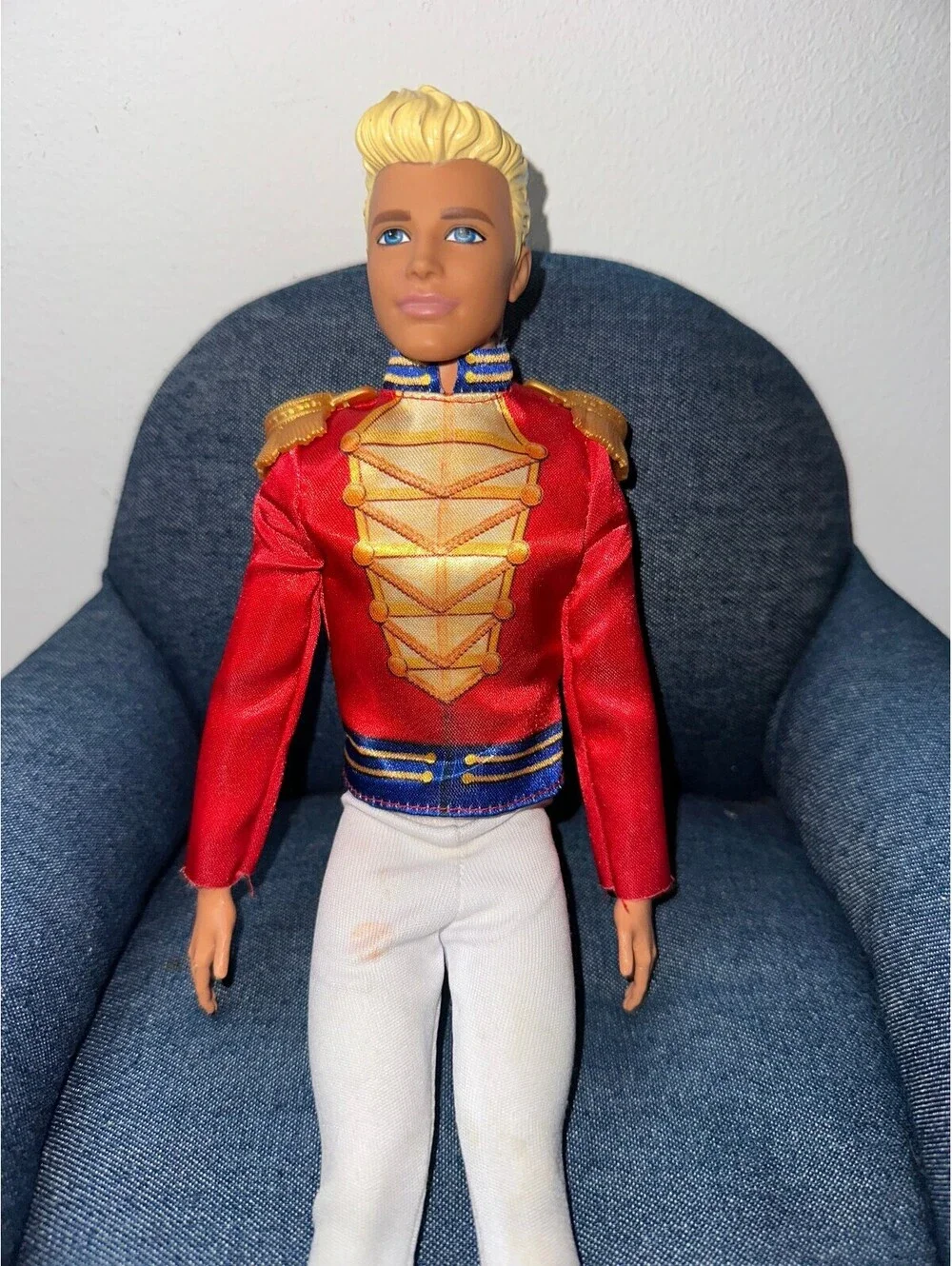 Mattel Barbie Nutcracker Ken as Prince Eric Doll Blonde Hair